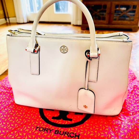 Tory Burch  Leather Double Zip Handbag - Picture 1 of 12